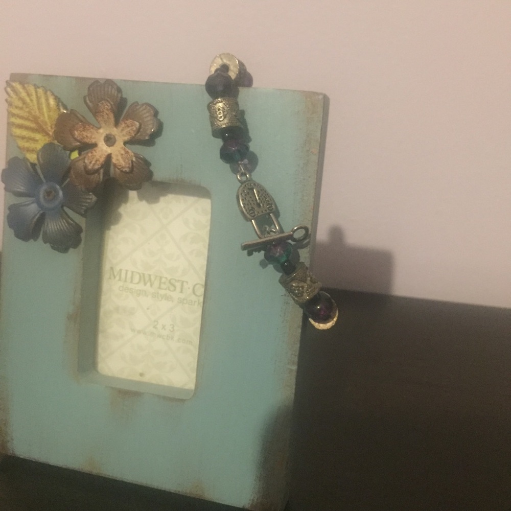 Lock and key bracelet